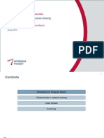 Trends in Mobile Infrastructure Sharing - Analysys Mason PDF