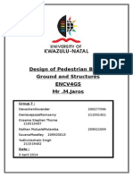 Design of Pedestrian Bridge Ground and Structures Encv4Gs MR .M.Jaros