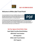 White Label Travel Portal Development