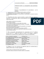 Prácticas 2 de Introducción A La Gramática Del Español