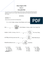 Bahasa Inggeris UPSR Kertas 1 Lima Puluh Minit