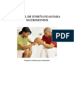 Manual de Enseñanzas para Matrimonios