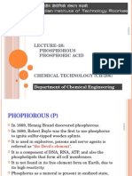 Lecture 21 Phosphorous