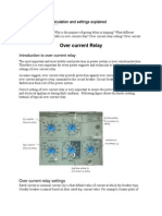 Over Current Relay Calculation and Settings Explained