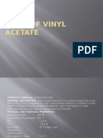 Vinyl Acetate Monomer Presenation