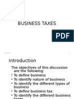 Business Taxes