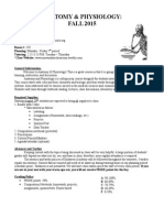 Anatomy Syllabus Ea