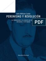 Cooke Libro Peronismo Revolución