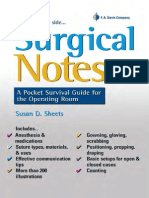 Surgical Notes A Pocket Survival Guide