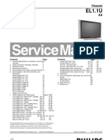 Philips 26pf5321d Chassis El1.u Aa SM PDF