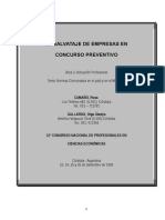 Salvataje de Empresas en Argentina - Trabajo de Investigación