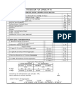 Mix Design For Grade: M-40: A Data