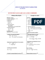 Détermination D'une Section D'armature A L'e.l.s