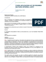 Reglamento Lorti PDF