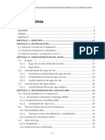 Aplicación Del Proceso de Osmosis Inversa Al Tratamiento de Agua de Mar