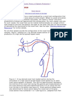 Vocal Tract Resonance