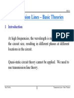 Transmission Lines - Basic Theories PDF