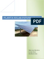 Planta Solar Fotovoltaica