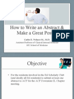 How To Write An Abstract Make A Great Poster Compressed