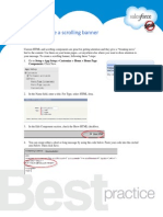 How To Create A Scrolling Banner