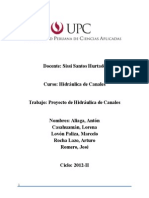 Trabajo de Hidraulica - Informe Completo