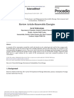 Mohtasham 2015 Review Article-Renewable Energies