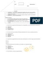 Evaluación de Isometrias