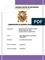 Informe 2 Química Inorgánica 