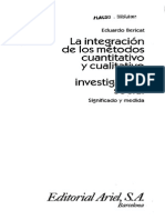 Bericat, Eduardo - Estrategias y Usos de La Integracion - La Integracion de Los Metodos Cuantitativo y Cualitativo