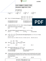 Algebra Without Solution