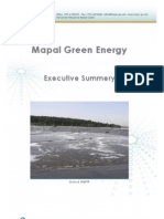 Mapal Excutive Summery - Mapal Green Energy