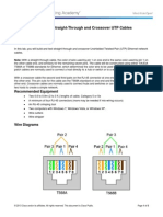 6.4.2.4 Lab - Building Straight-Through and Crossover UTP Cables