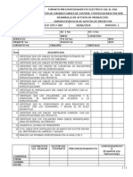 Ecp-Gtd-F-002 Chl-El-01a Lista de Chequeo Cables de Control y Potencia Bajo Voltaje