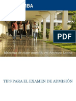 Tips para Realizar El Examen de Admision Paep