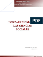 Los Paradigmas en Las Ciencias Sociales