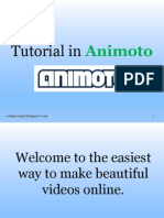 Tutorial in Animoto