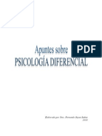 Apuntes Sobre Psicología Diferencial 2010