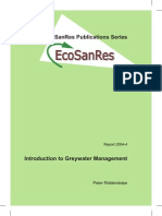 6 Introduction To Greywater Management (Ridderstolpe, 2004)