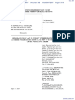 Amgen Inc. v. F. Hoffmann-LaRoche LTD Et Al - Document No. 399