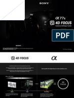 ILCA-77M2 4DFOCUS Camera Settings Guide