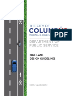 Bike Lane Design Guidelines 09-22-2014