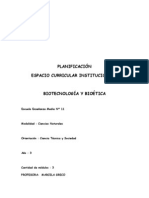 Planificación Biotecnologia 2008