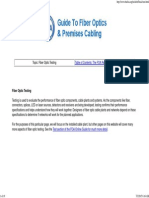 The FOA Reference For Fiber Optics - Fiber Optic Testing