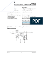 HT7A6312 Low Power Primary Switcher For Off Line SMPS: Features Applications