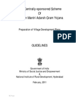 Pilot Centrally-Sponsored Scheme of Pradhan Mantri Adarsh Gram Yojana