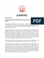 PRESS RELEASE SIMBA and JUMIA