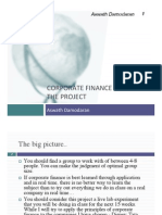 Corporate Finance Project by Aswath Damodaran PDF