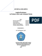 Journal Reading Aspirin Resistance in Patients With Acute Ischemic Stroke