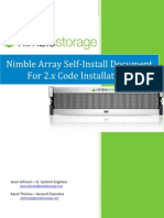 Nimble Self-Install Document