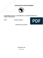 Maroc - Programme D'appui À La Réforme de La Couverture Médicale - Phase 3 PARCOUM III - Rapport D Évaluation